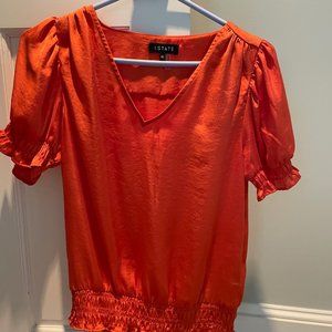 Happy orange blouse